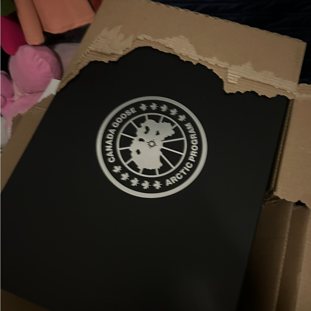 Canada Goose Black Gift Box with Silver Logo